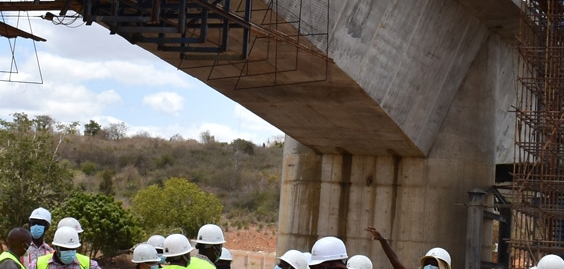 Bridges & Structures - Ongoing construction of Baricho Bridge in Kilifi County